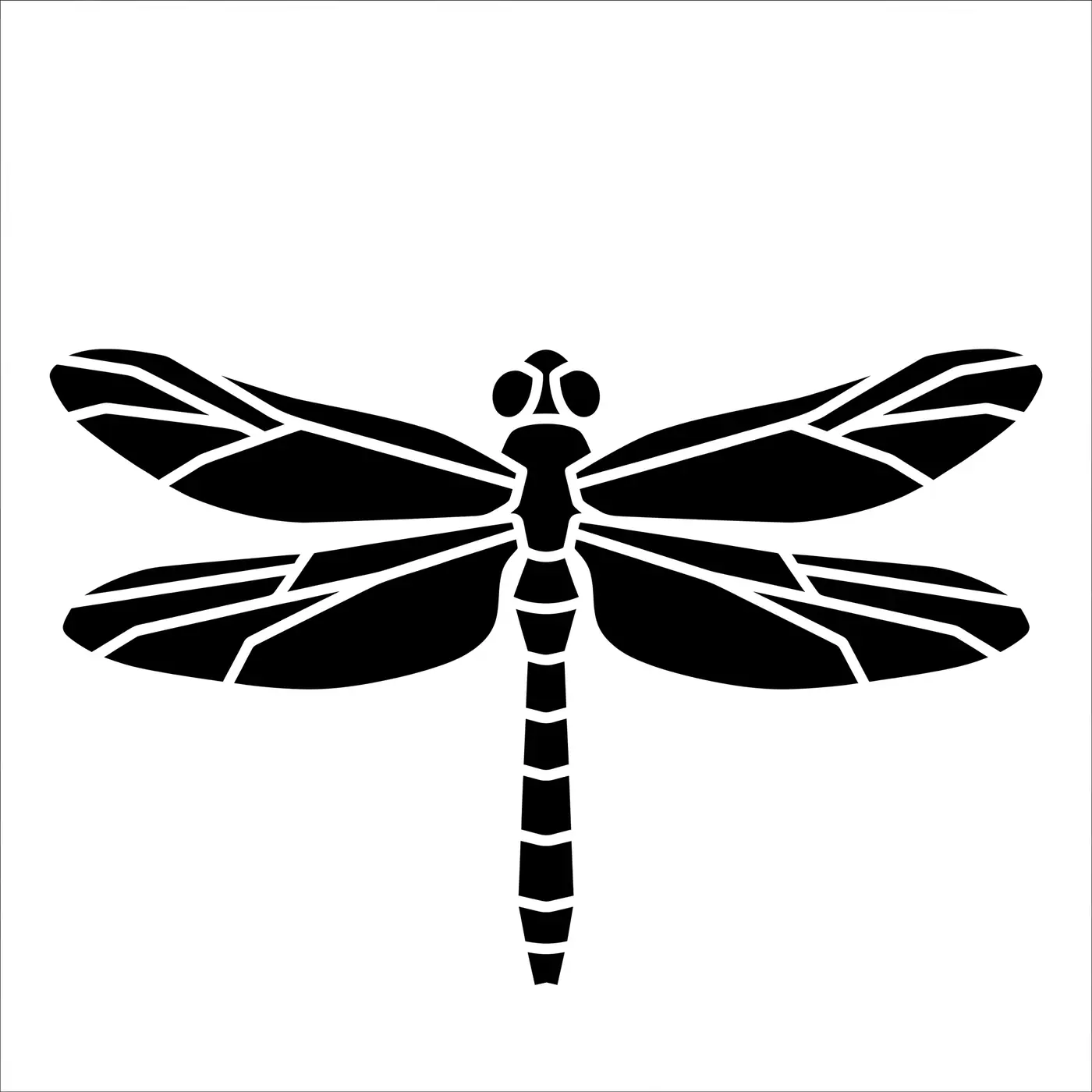 Blackwork Dragonfly