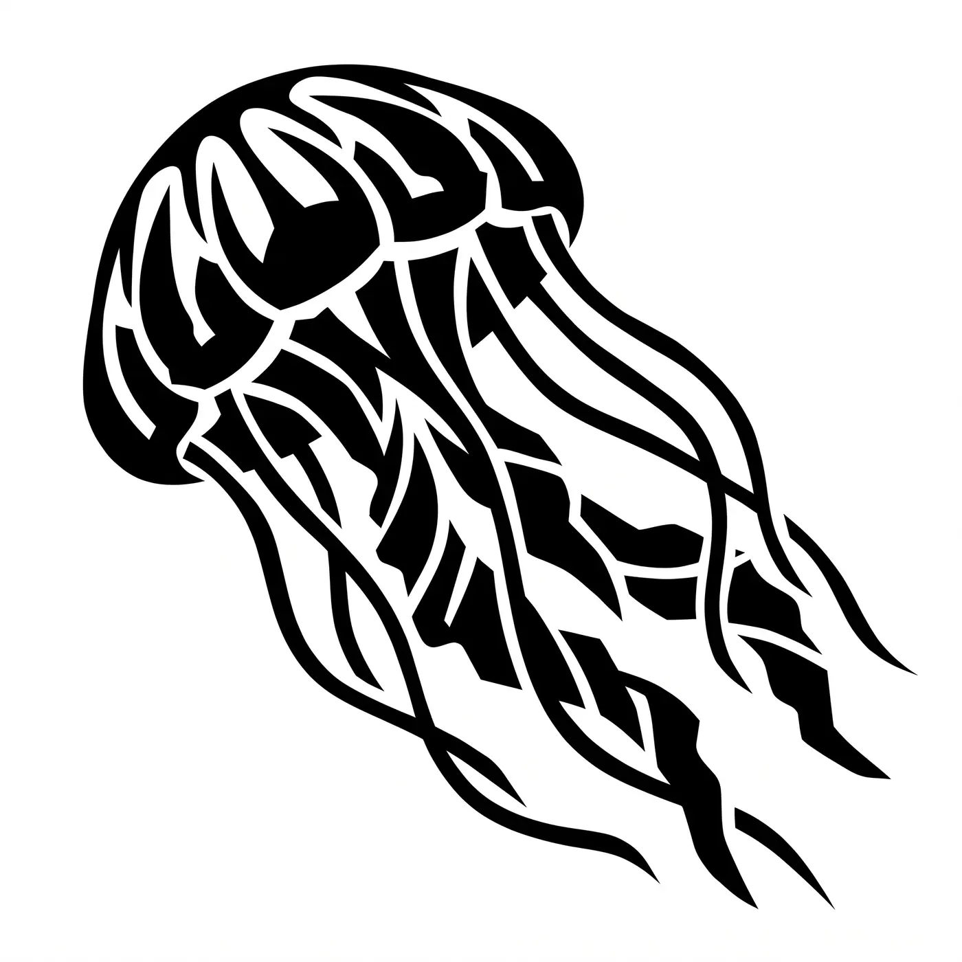 Blackwork Jellyfish