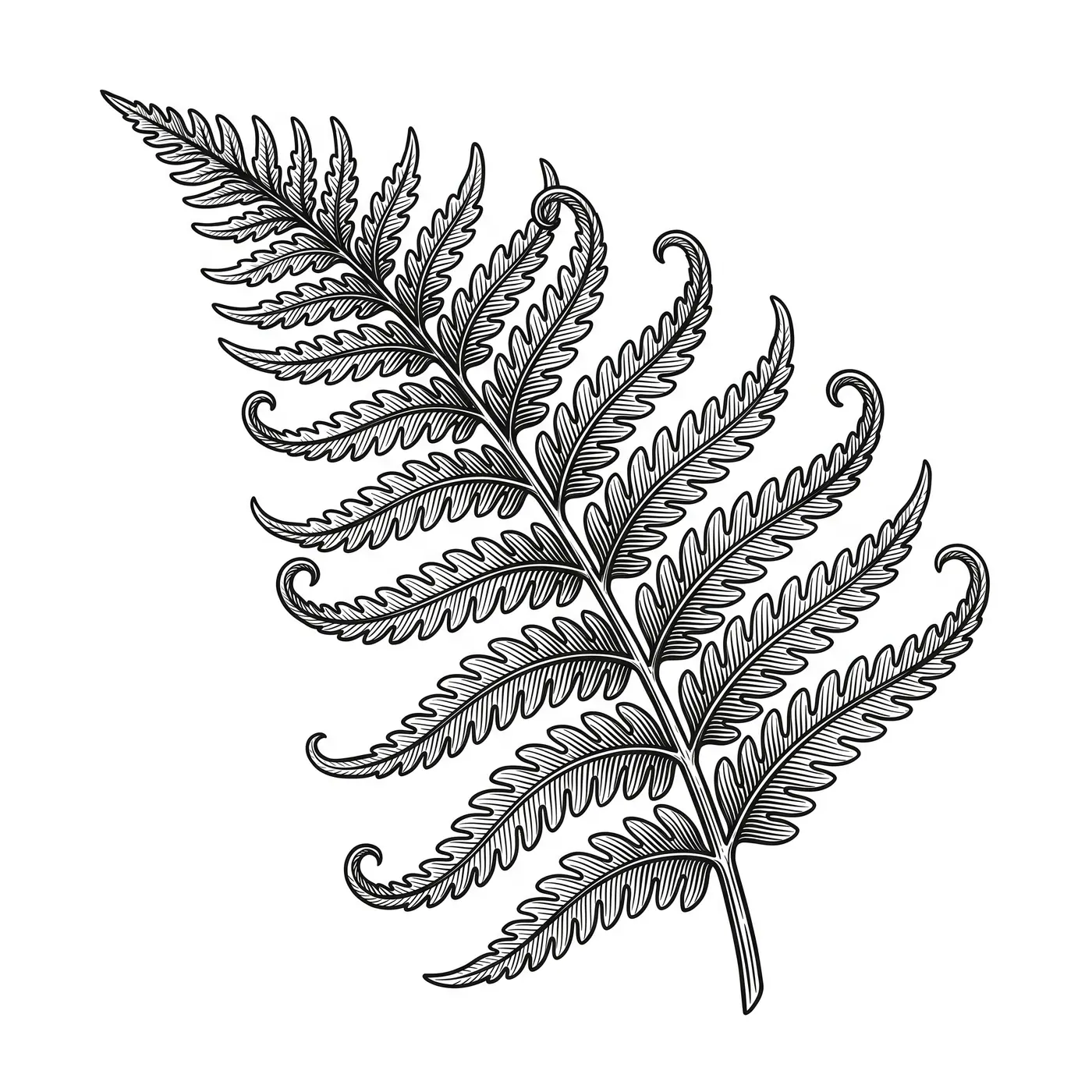 Botanical Fern Frond