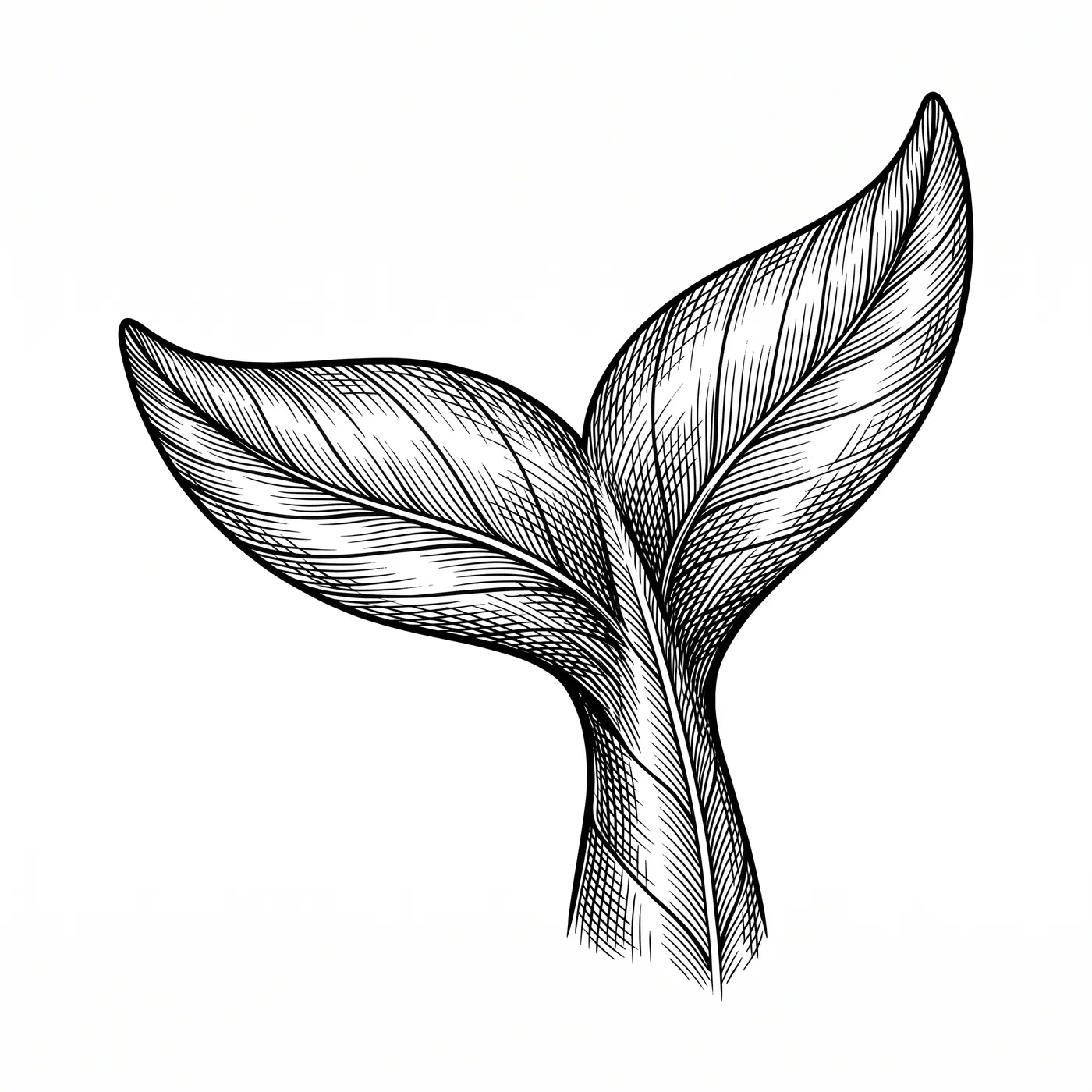 Botanical Whale Tail