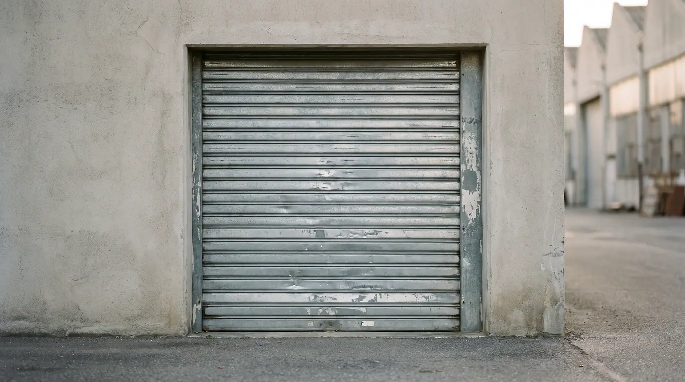 Warehouse factory shutter door industrial logistics building