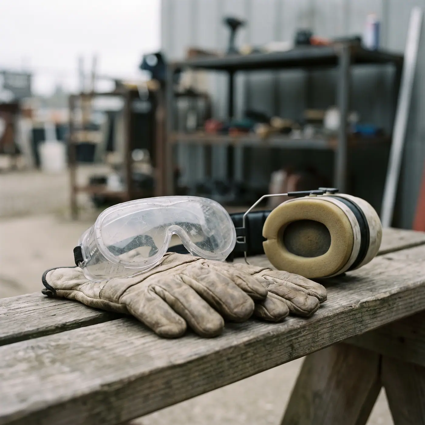 PPE gloves goggles earmuffs safety equipment compliance