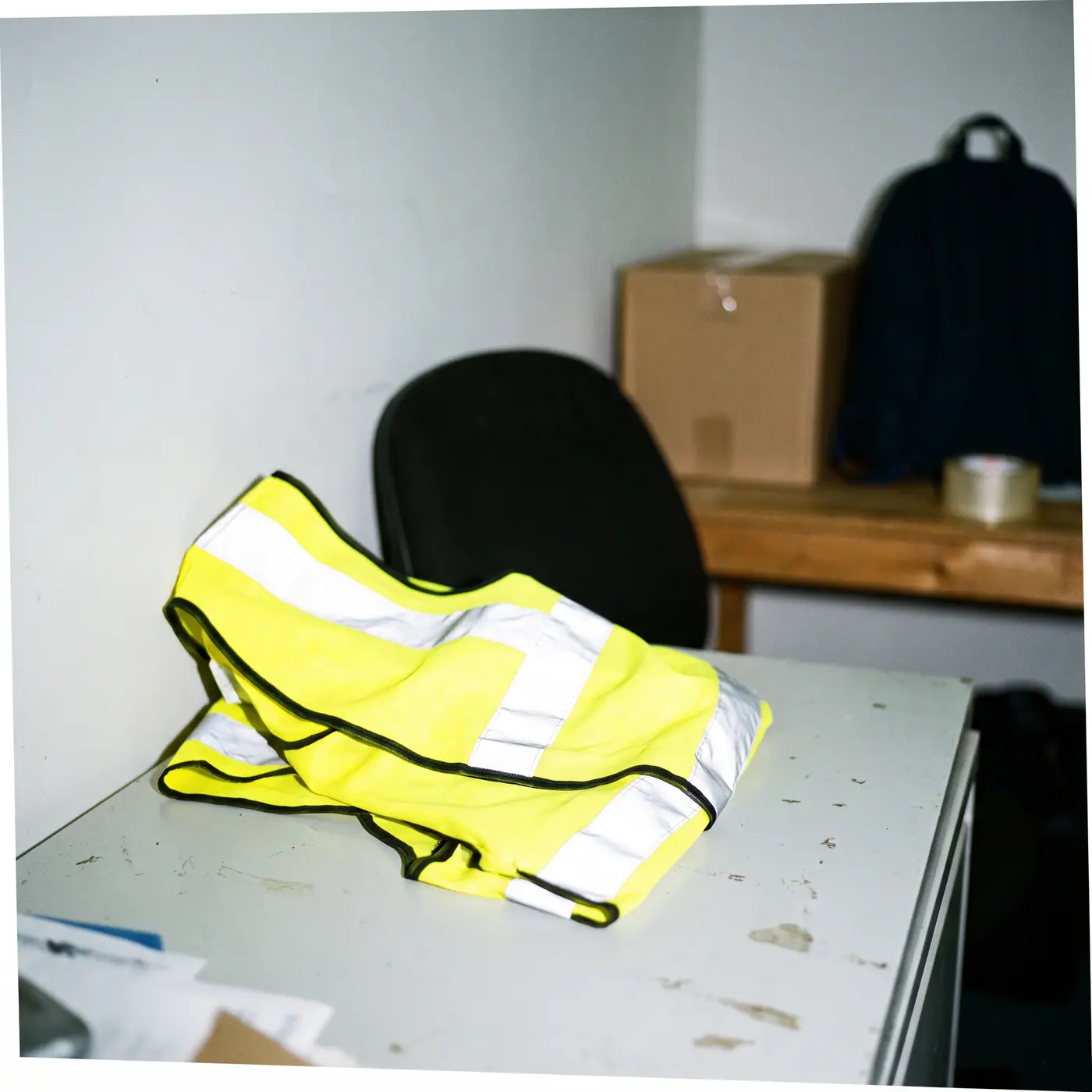 D20260917S High Visibility Vest Folded