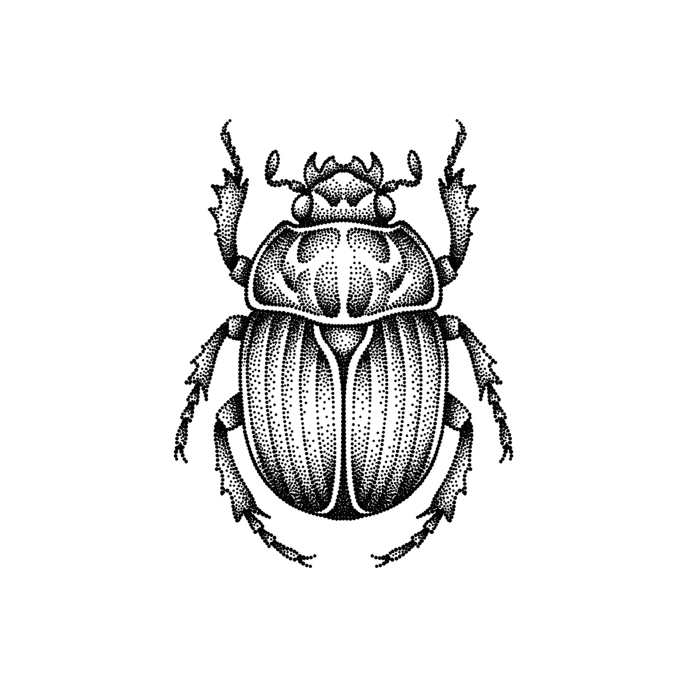 Dotwork Beetle Scarab