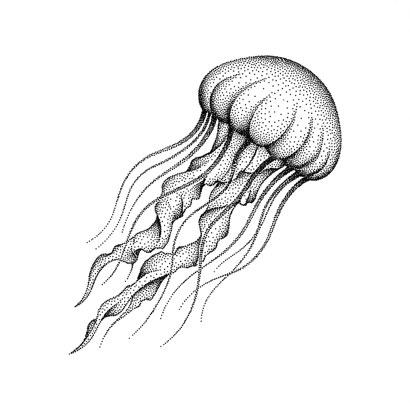 Dotwork Jellyfish