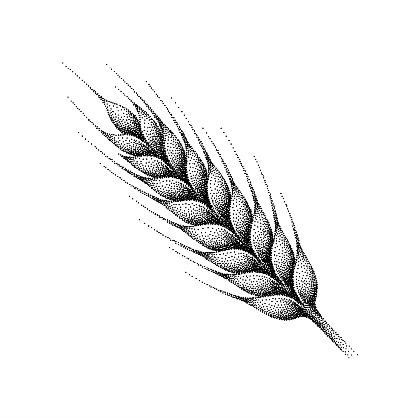 Dotwork Wheat Stalks