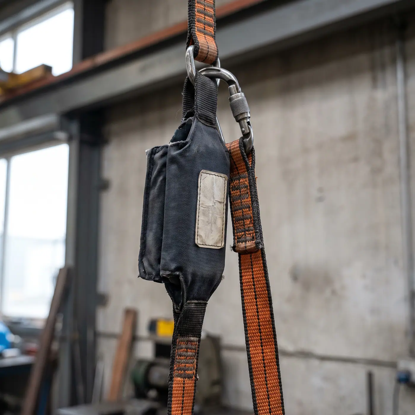 Fall arrest lanyard shock pack energy absorber safety equipment