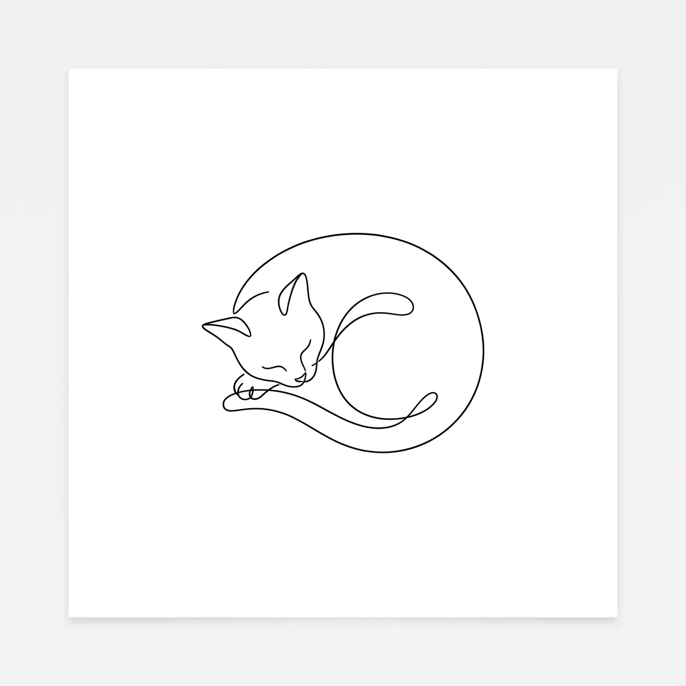 Fineline Curled Cat