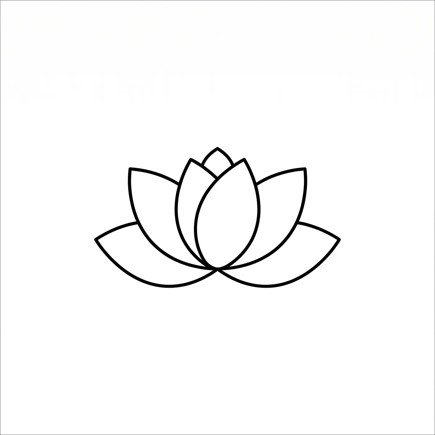 Fineline Lotus Flower
