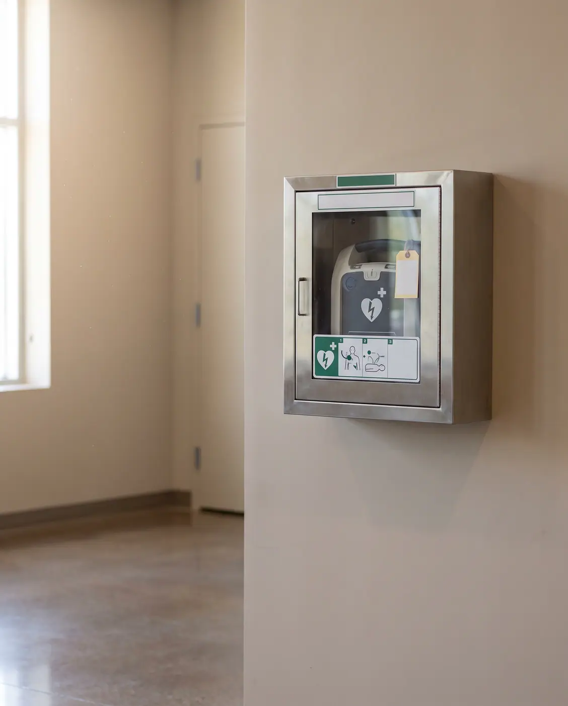 First Aid Defib Cabinet