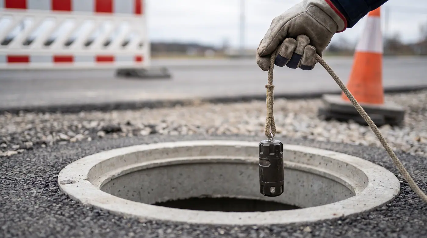 Gas Detector Manhole Lower
