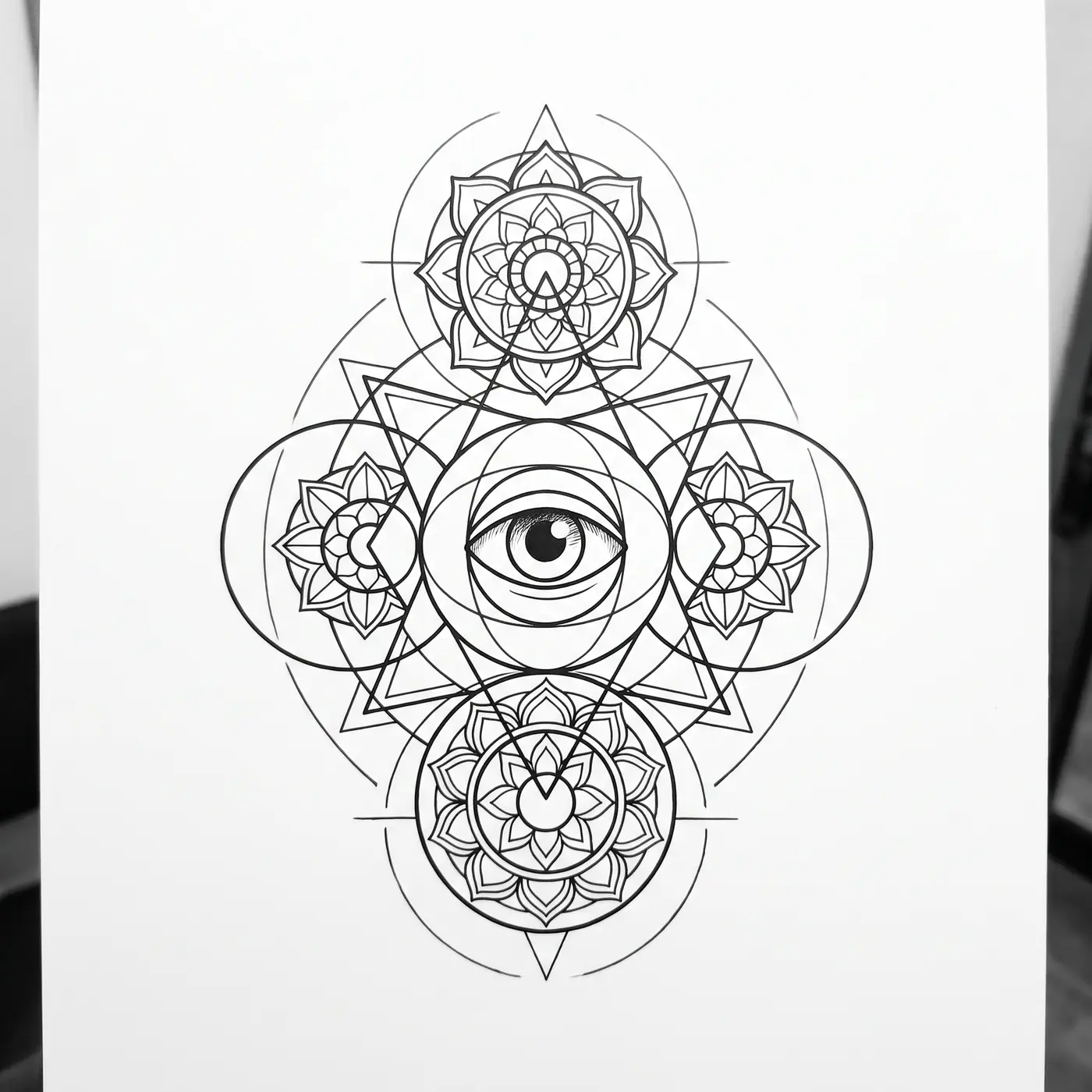 Geometric All Seeing Eye