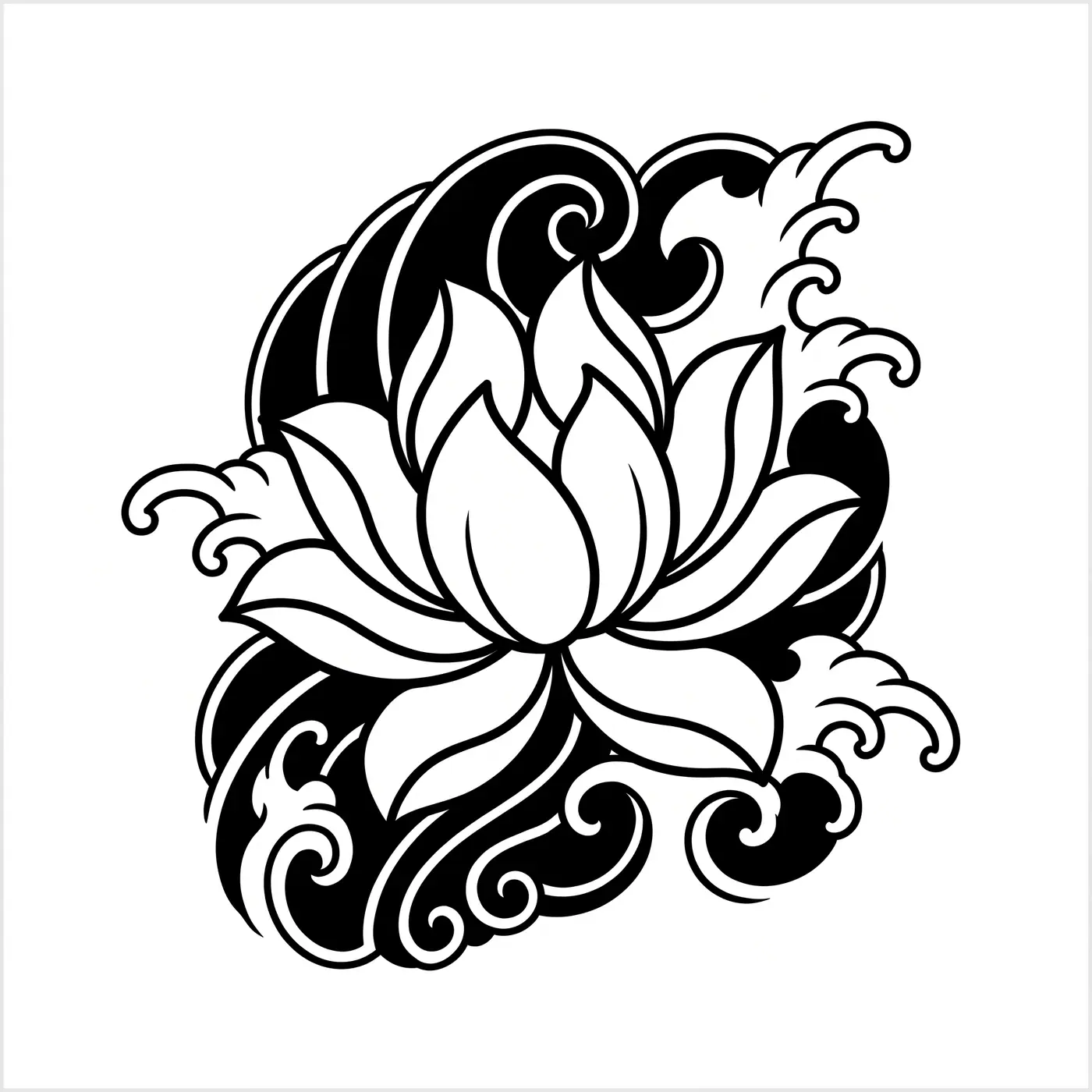 Japanese Lotus Flower