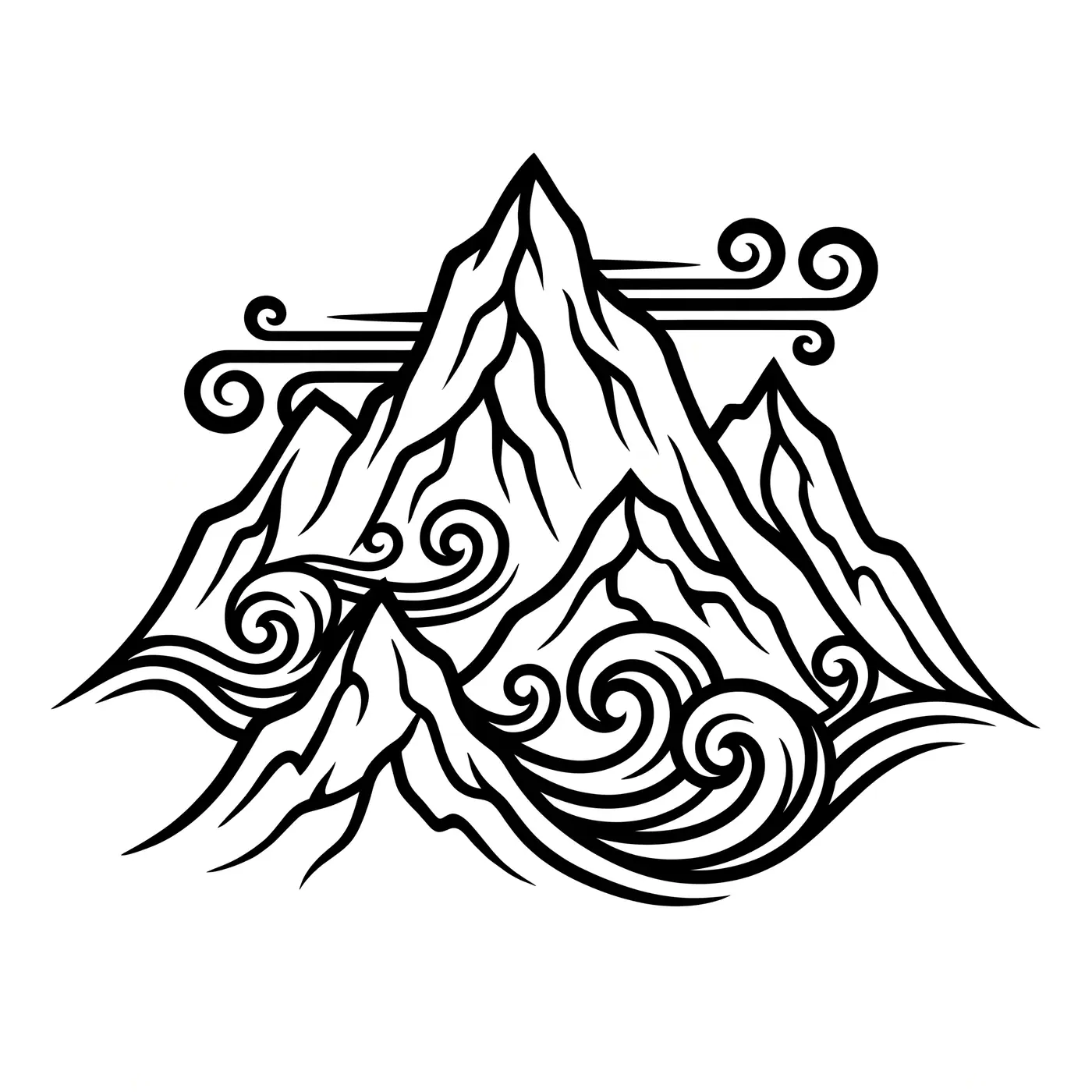 Japanese Mountain Range