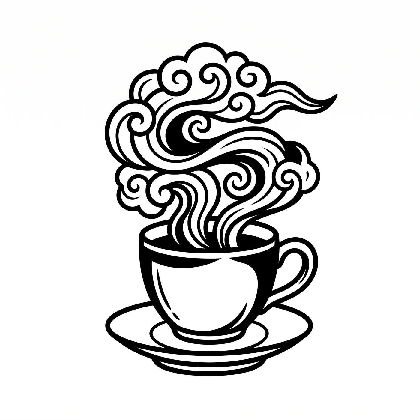 Japanese Teacup With Steam
