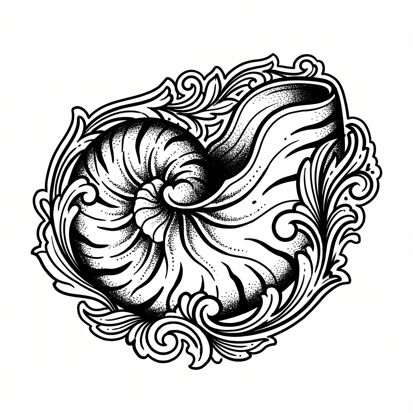 Neotrad Nautilus Shell