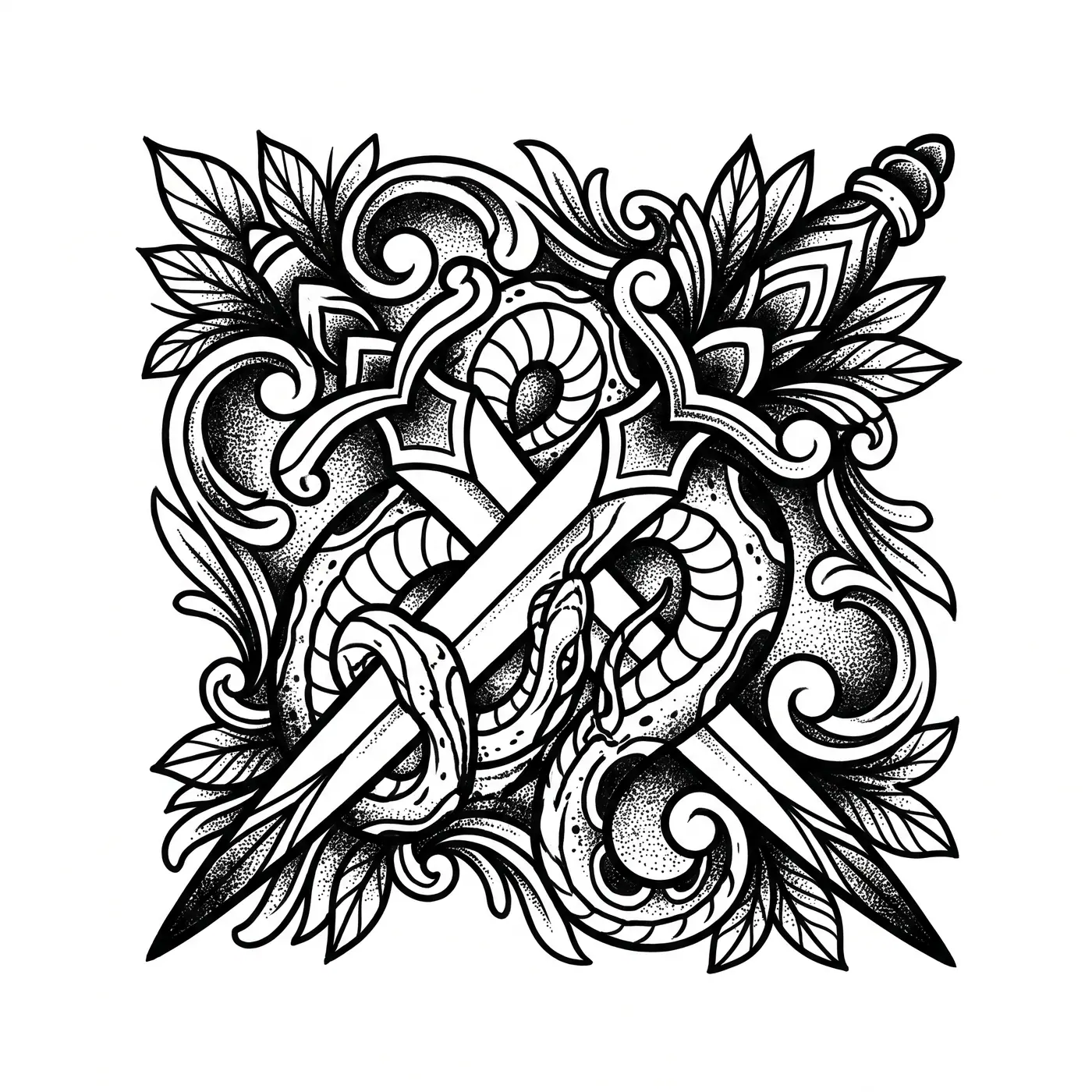 Neotrad Snake And Dagger