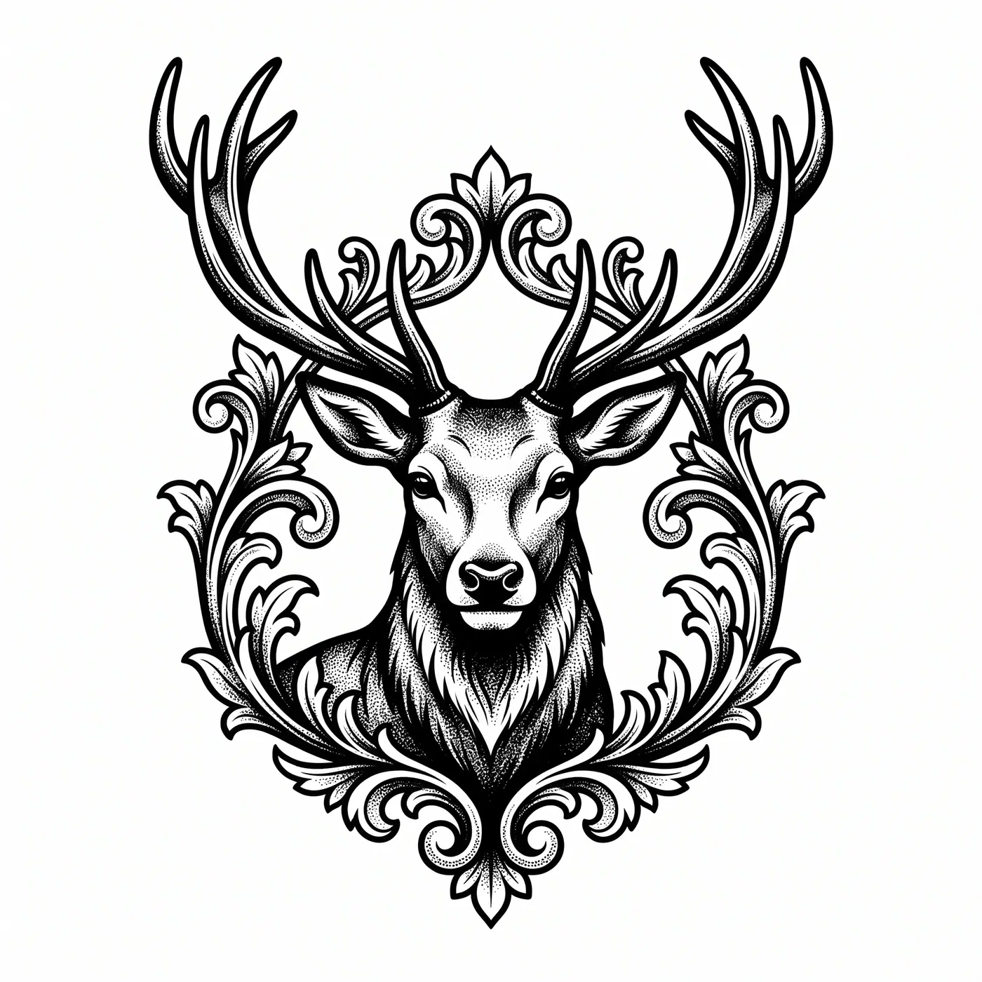 Neotrad Stag With Antlers
