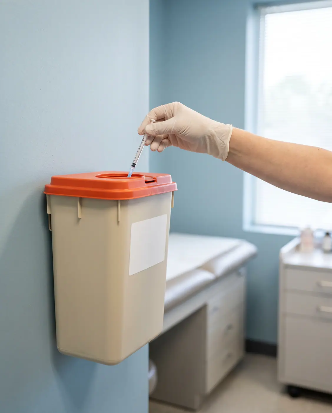 Sharps Waste Wall Mounted