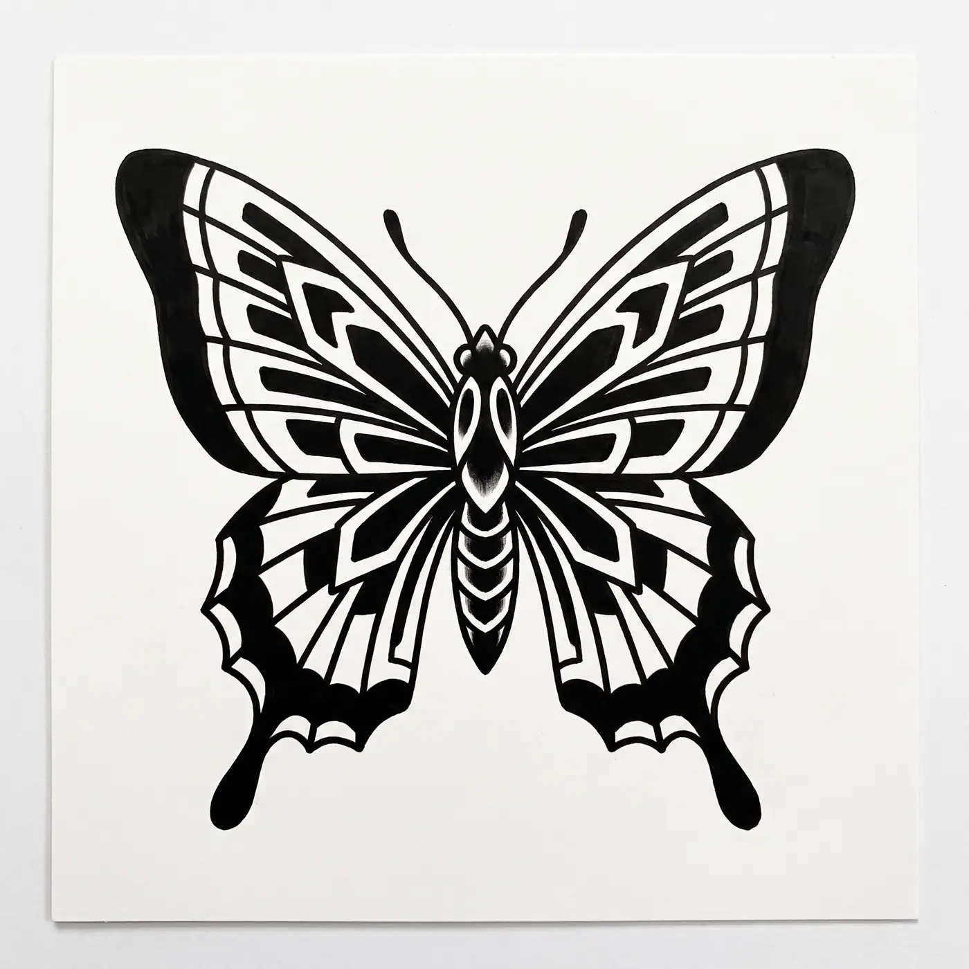 Traditional Butterfly Symmetrical