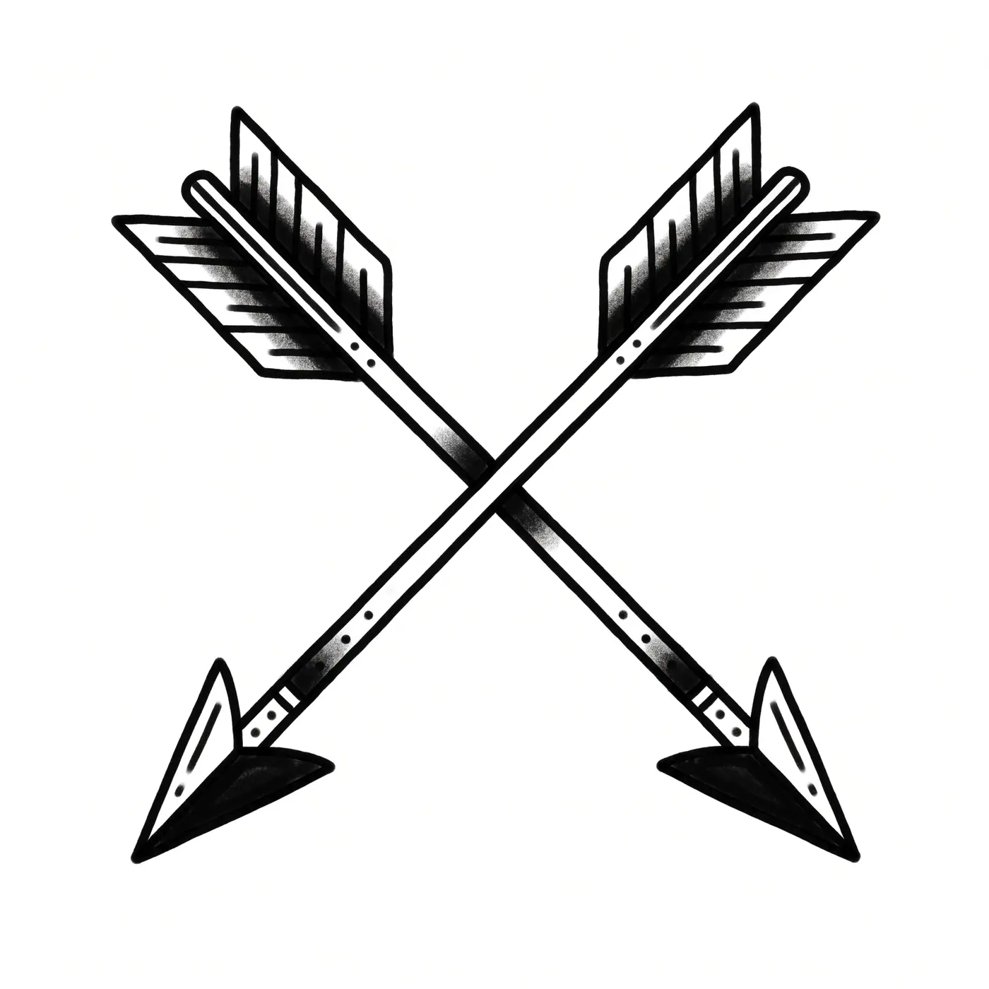 Traditional Crossed Arrows