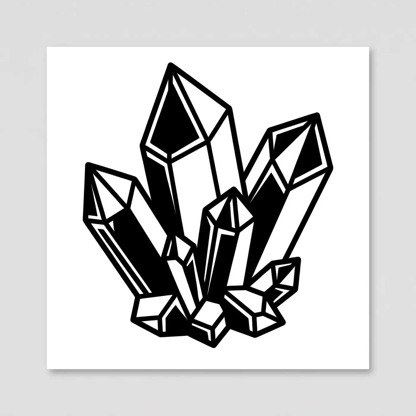 Traditional Crystal Cluster