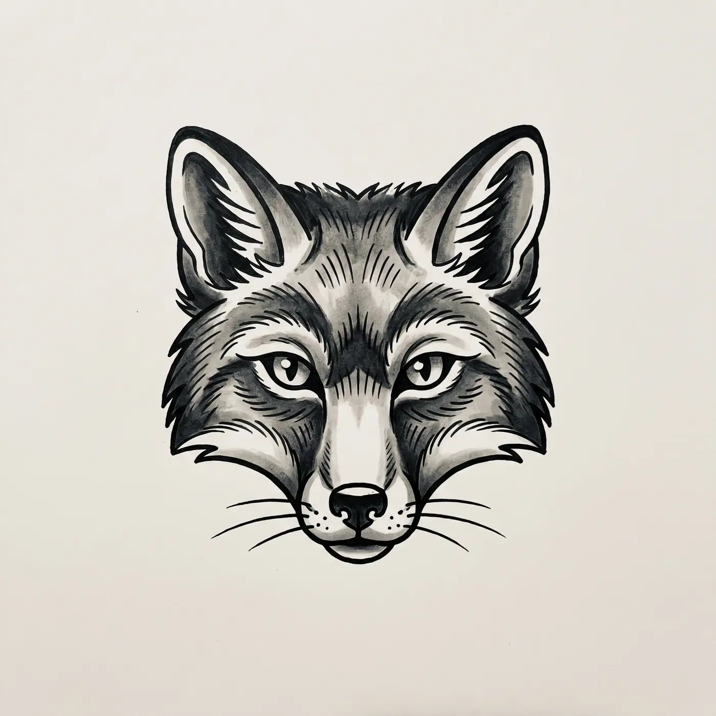 Traditional Fox Head