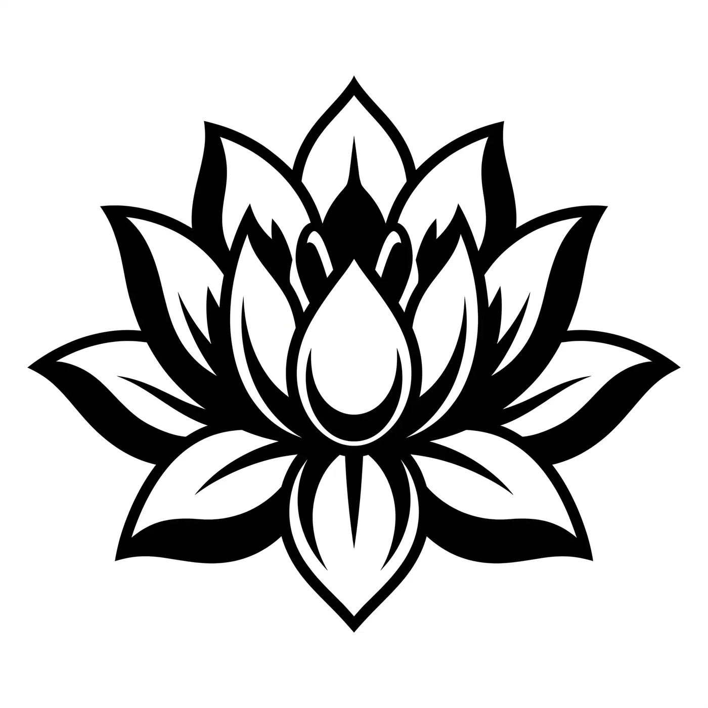 Traditional Lotus Flower