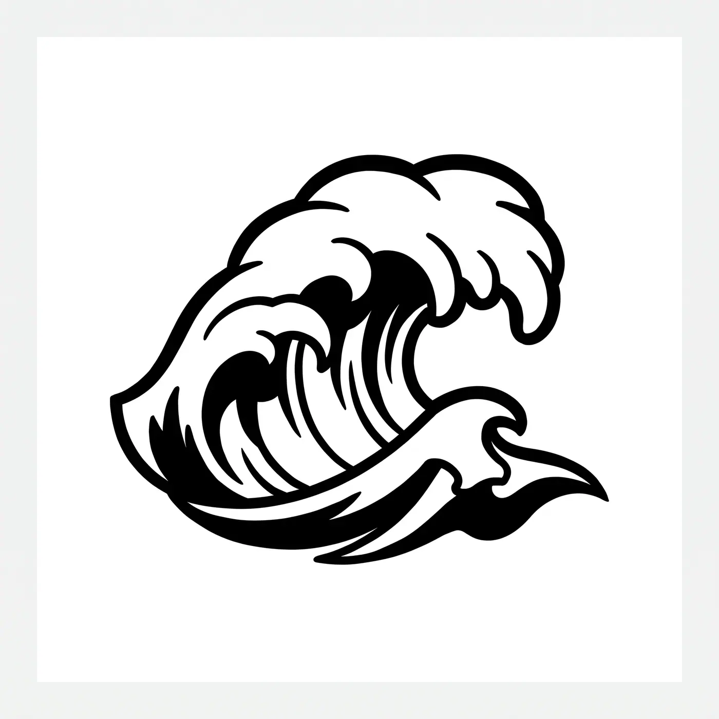 Traditional Ocean Wave