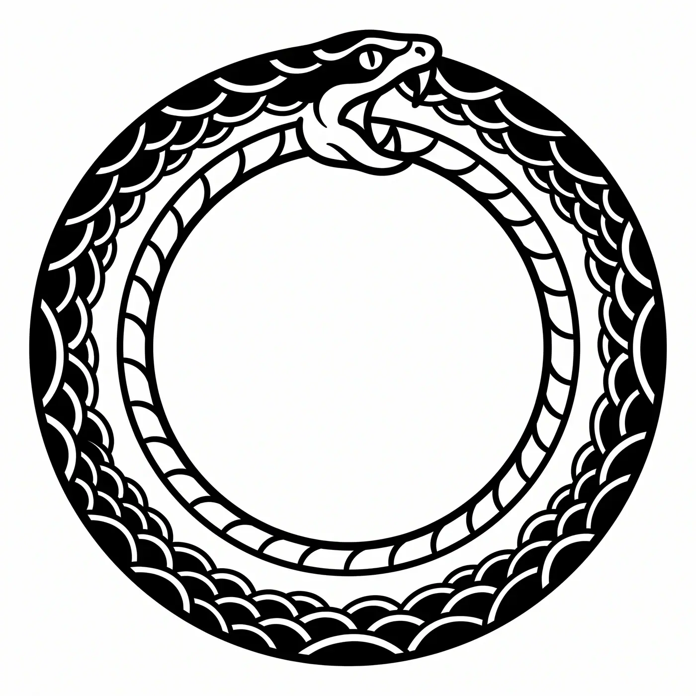 Traditional Ouroboros Ring