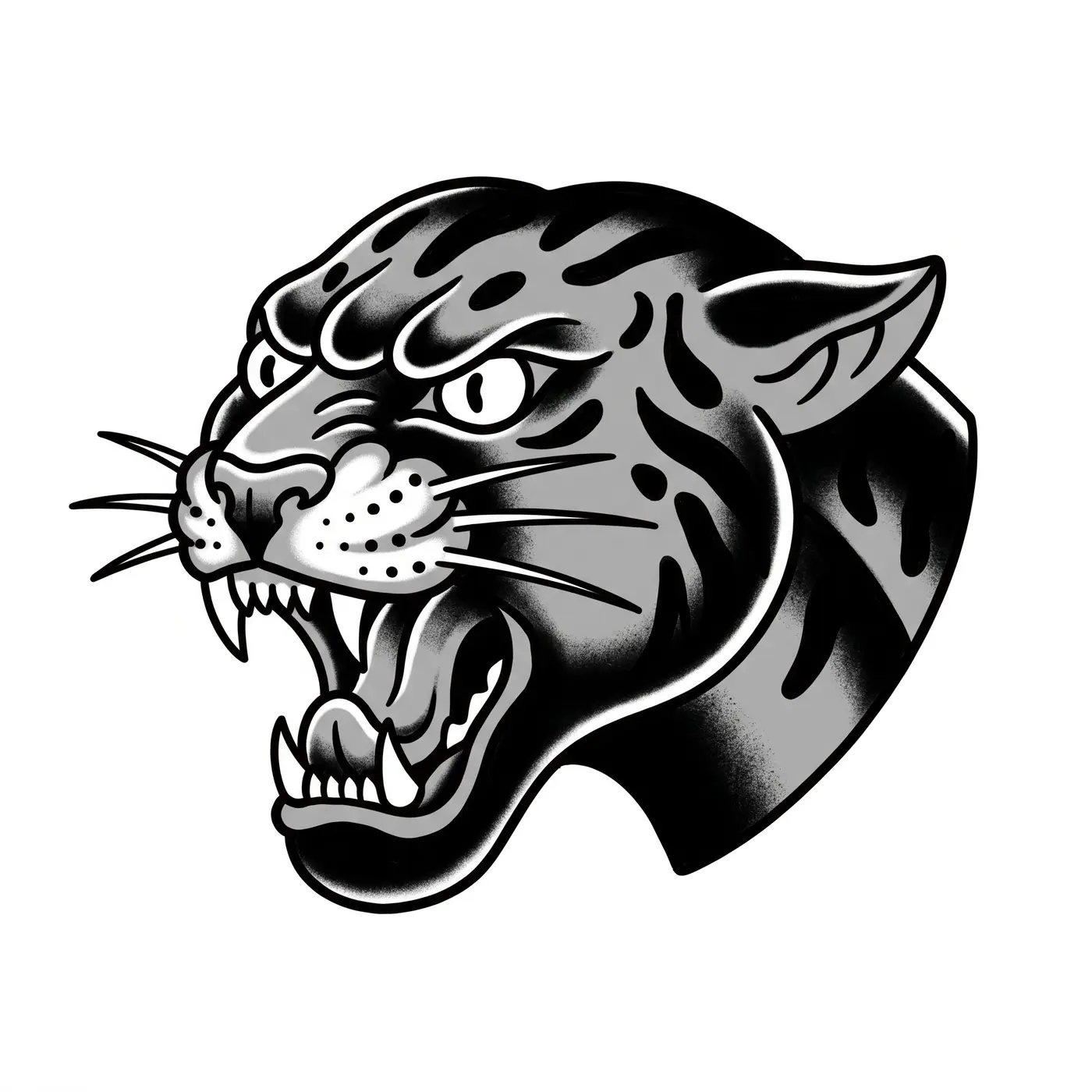 Traditional Panther Head