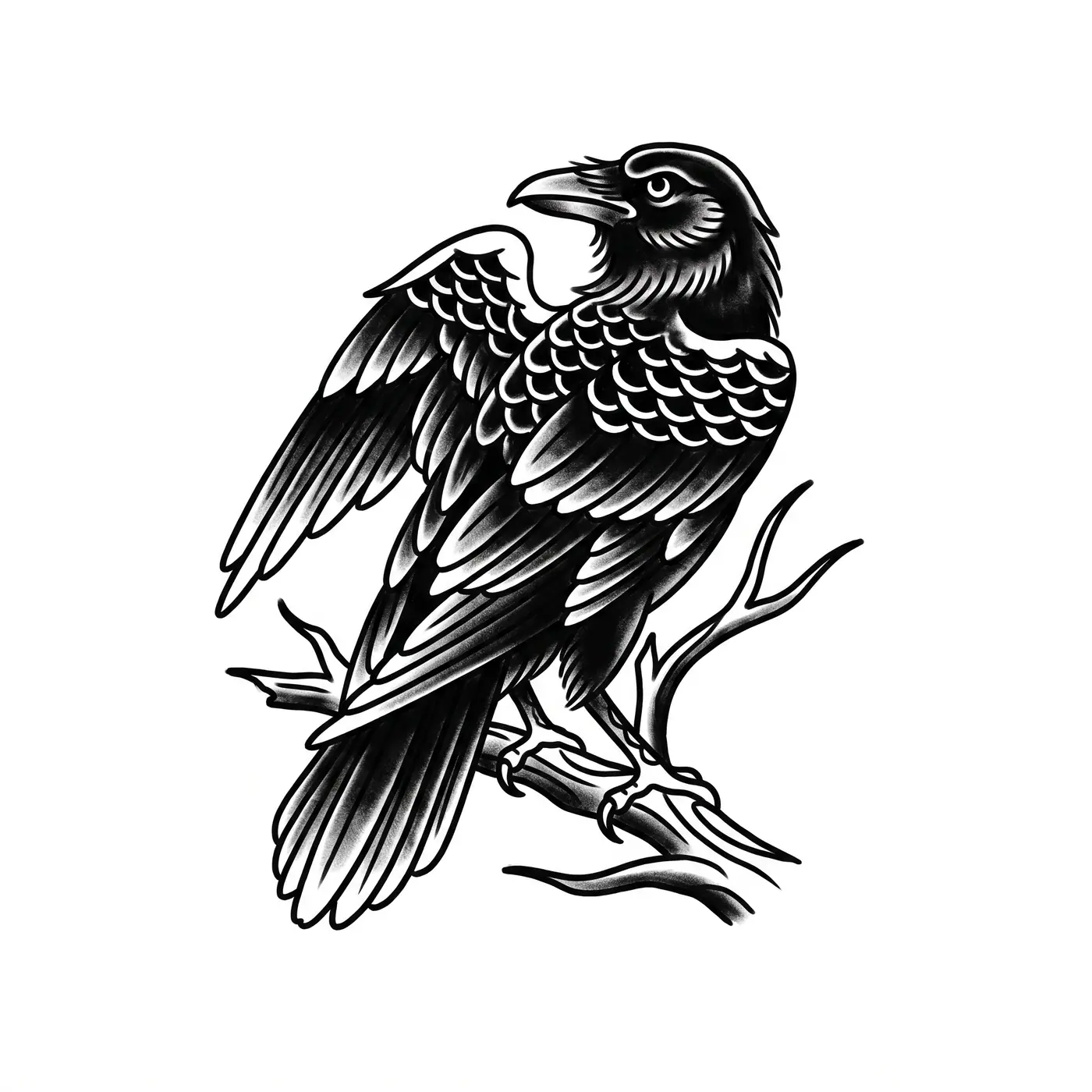Traditional Raven