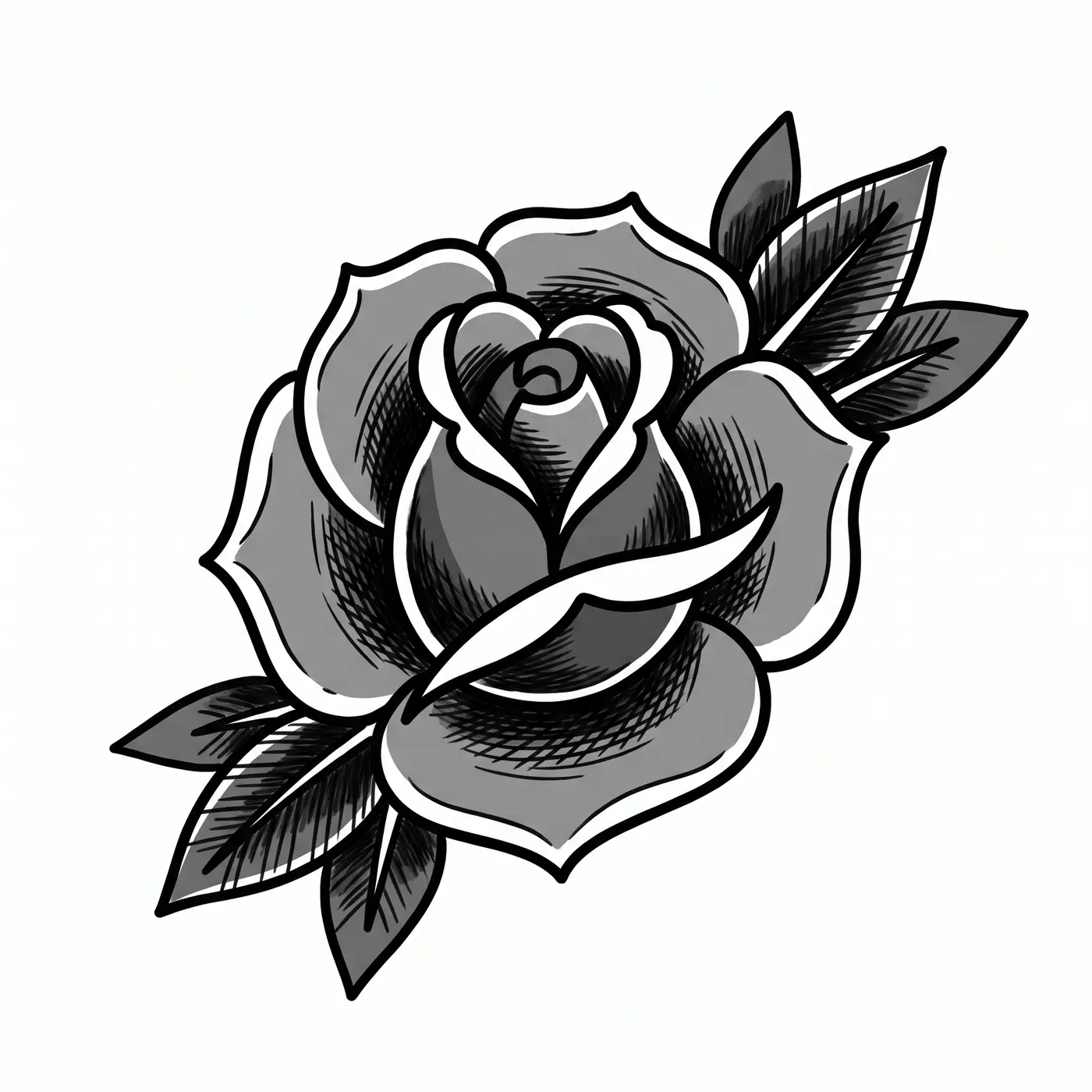 Traditional Red Rose
