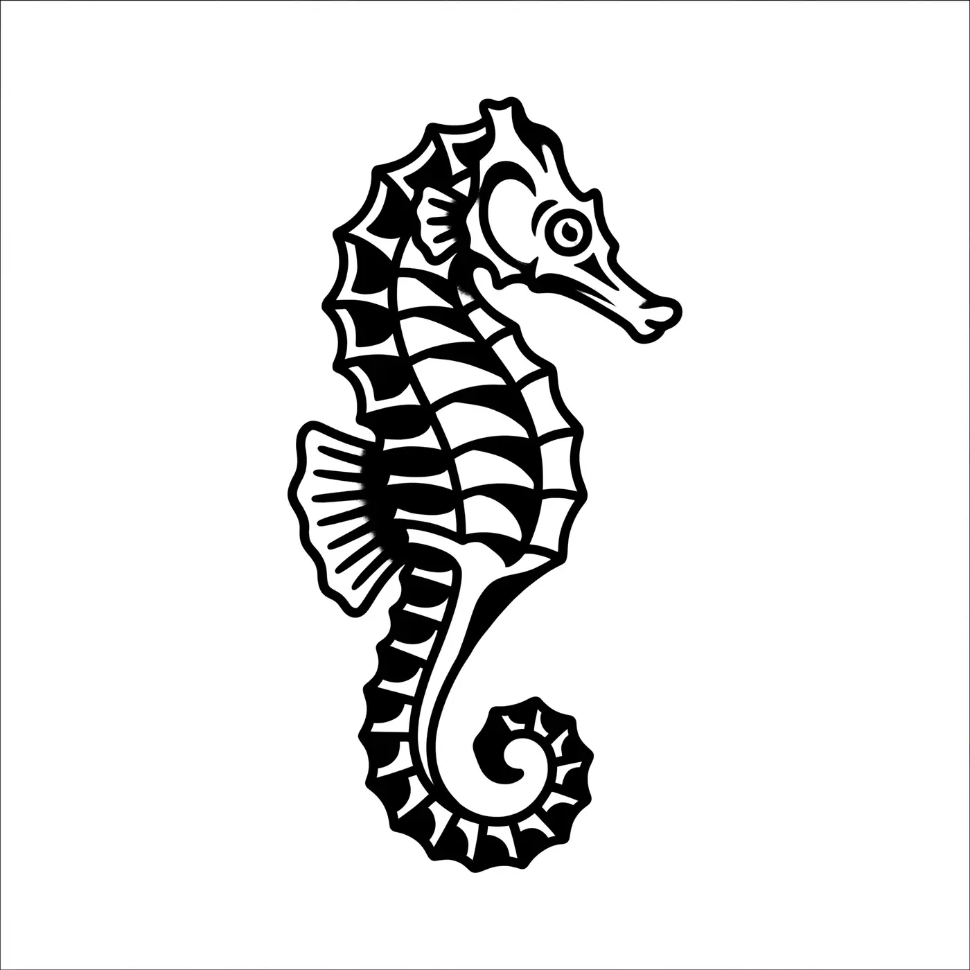 Traditional Seahorse