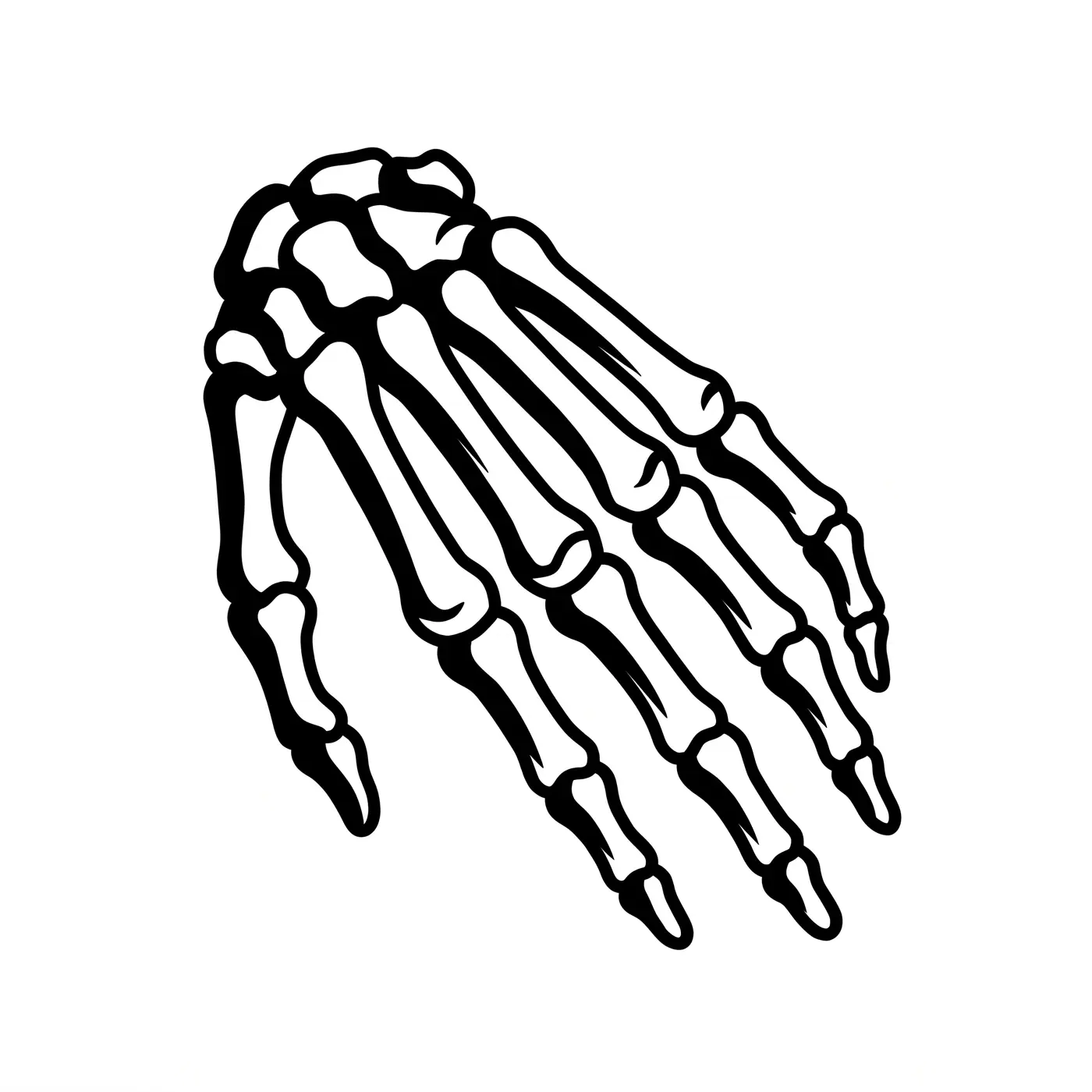 Traditional Skeleton Hand