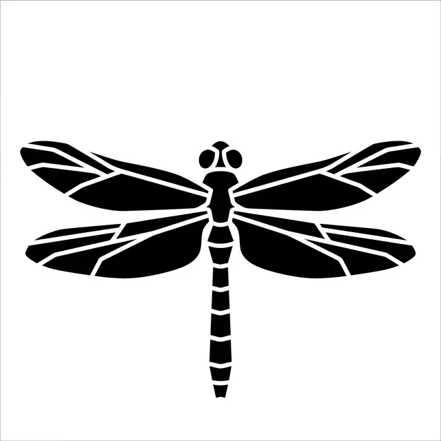 Blackwork Dragonfly