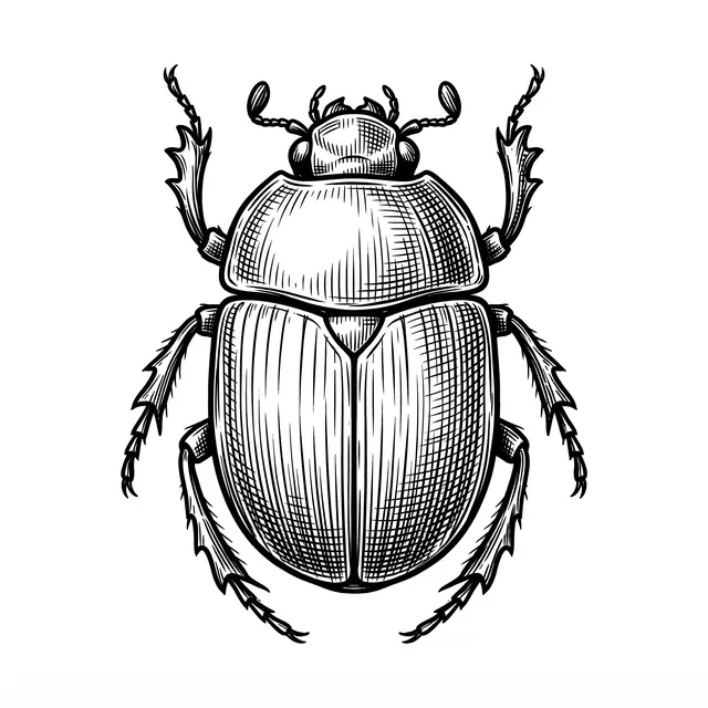 Botanical Beetle Scarab