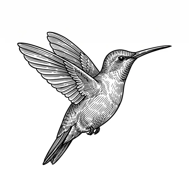 Botanical Hummingbird