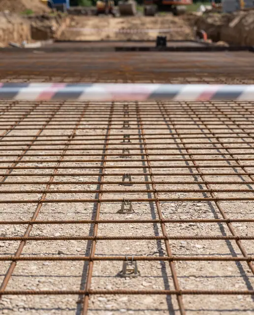 Concrete Works Rebar Mat