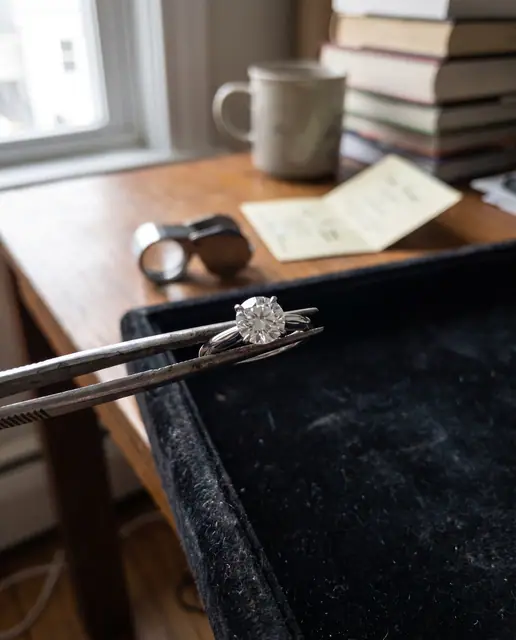 Lab grown diamond solitaire ring diamond ring engagement ring