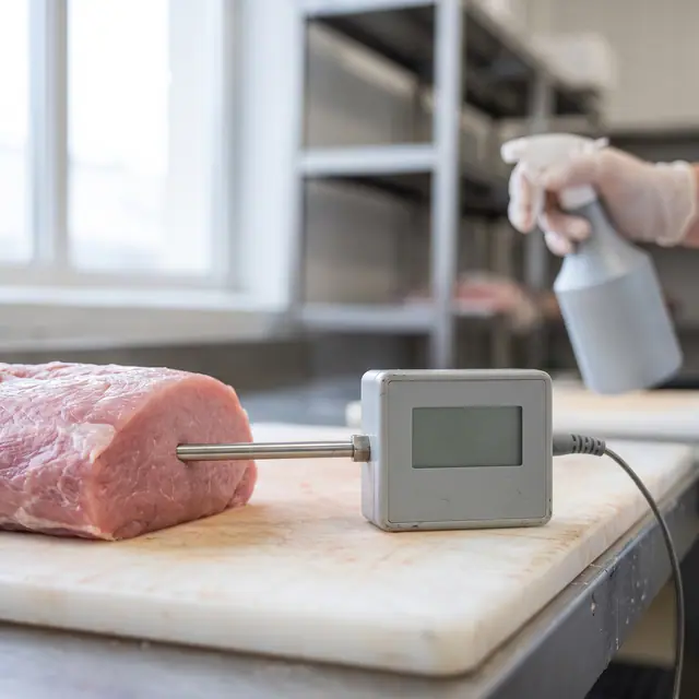 Critical control point food safety concept
