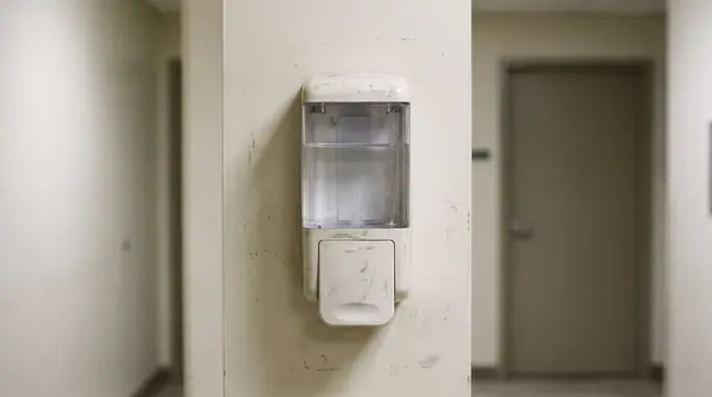 Wall mounted medical hand sanitizer dispenser