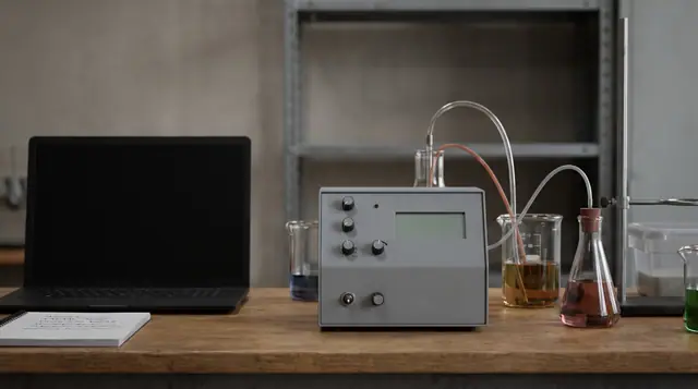Lab experiment scientific research equipment analysis