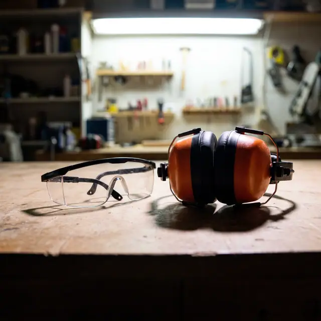 D20260917S Ear Defenders Safety Glasses