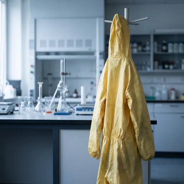 D20260918 Hazmat Suit Yellow Chemical