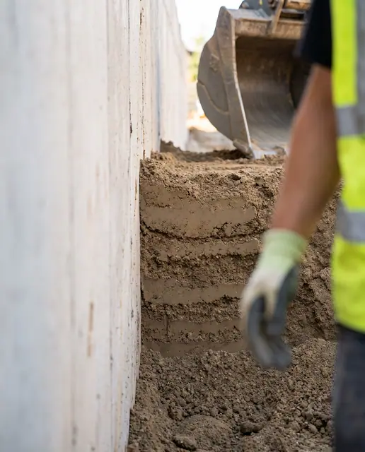Excavation Site Backfill Layer