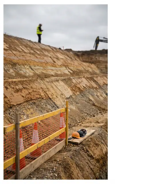 Excavation Site Batter Slope