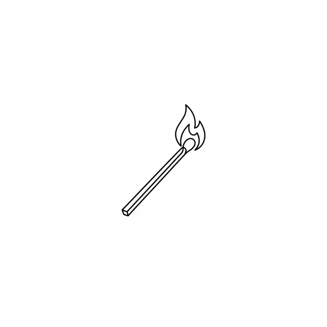 Fineline Matchstick Burning