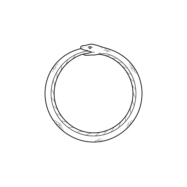 Fineline Ouroboros Ring