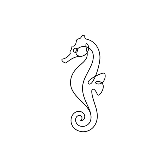 Fineline Seahorse